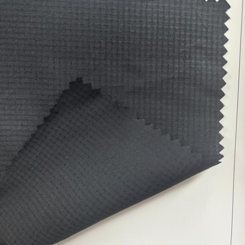 三线格春亚纺面料